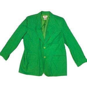 Green vintage blazer